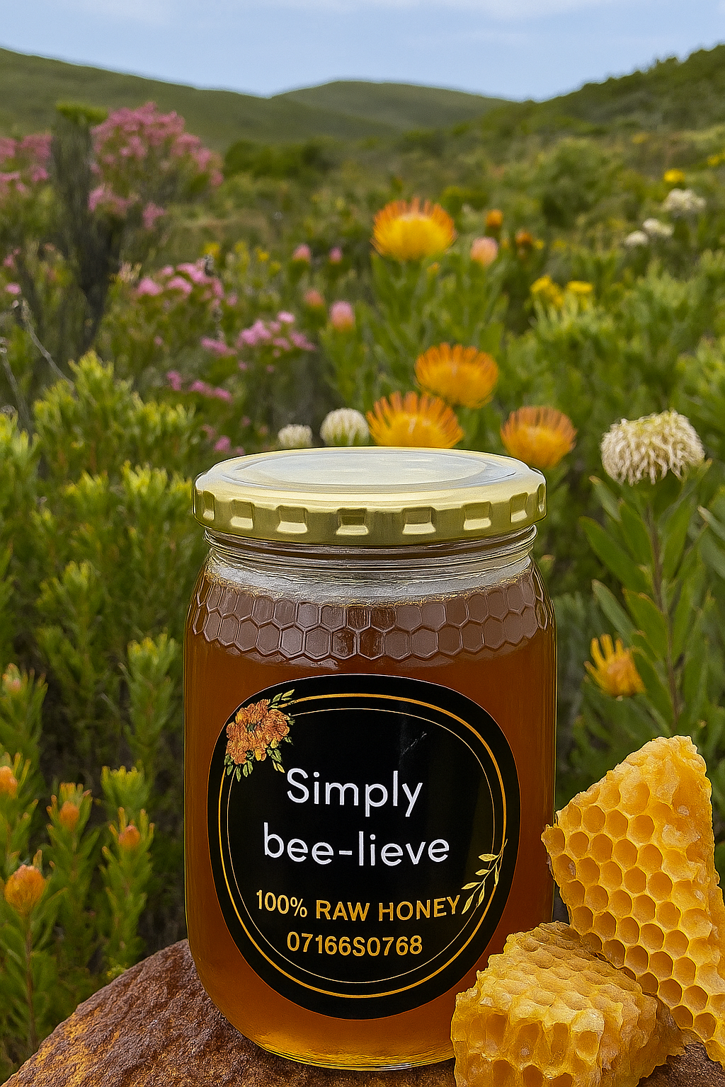 500mg Raw Fynbos Honey